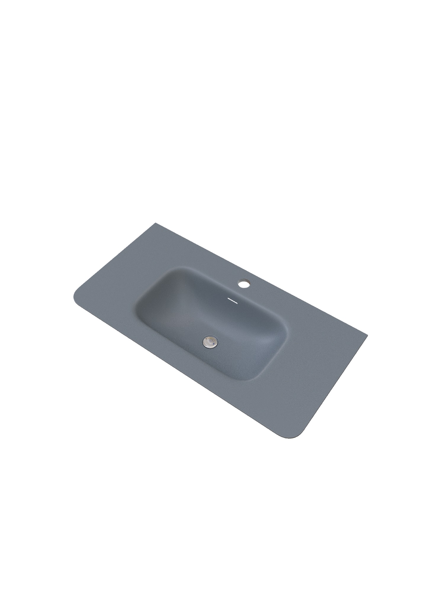 FWB110900GRM, Grace, 90 см, встраиваемая, искуственный камень, Графит матовый